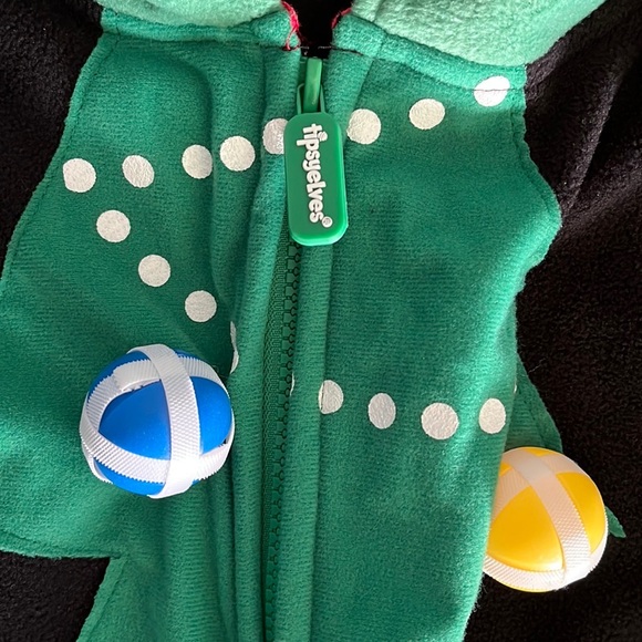 Tipsy Elves Christmas Tree Toss Game Jumpsuit - Picture 6 of 15